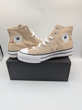 Converse Chuck Taylor All Star Eva Lift Platform Hi Size 5UK Beige A06344C