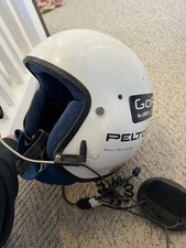 Peltor open face rally helmet