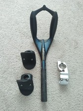 Deda "clip black" clip on tri bars carbon for 25.4mm handlebar