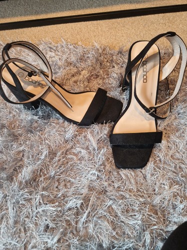 Boohoo heeled sandal - size, 5