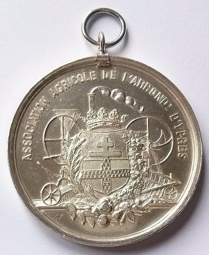 Ypres agricultural medal - medal, /