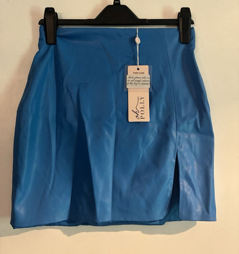 Polly blue faux leather - oh,