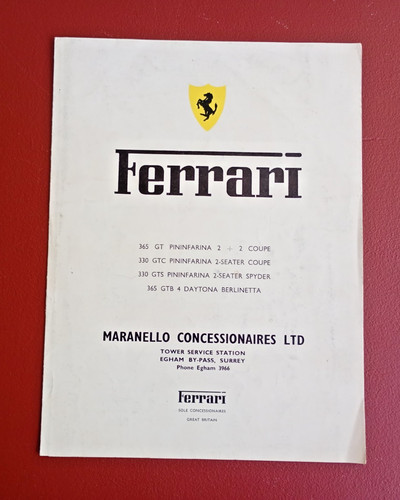 Vintage ferrari car showroom - ferrari,