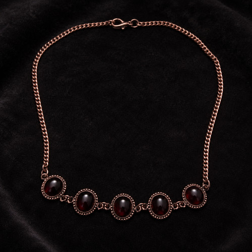 Vintage garnet cabochon - vintage,