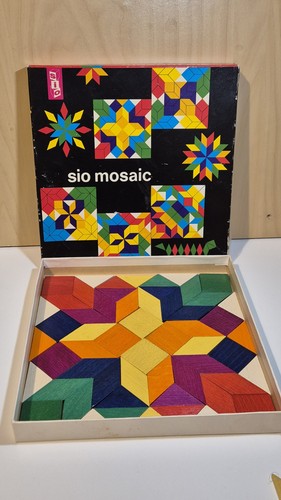 Vintage sio mosaic wooden tile - vintage,