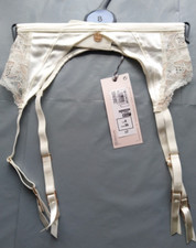 Ladies M&S Rosie Suspender Belt Size 8 Ivory