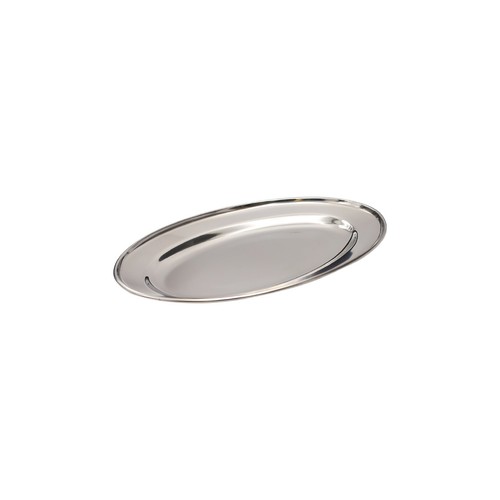 Oval serving platter stainless - oval,