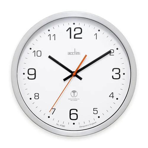 Wall clock titanium acctim - wall,