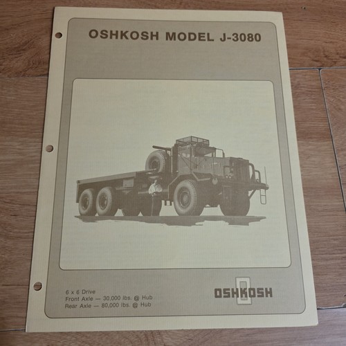 Vintage oshkosh model 3080 - , j-3080