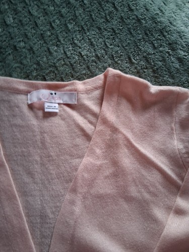 Ladies peach cardigan - cardigan, 16
