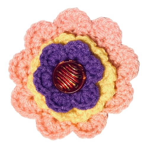 Handmade crochet flower - handmade,