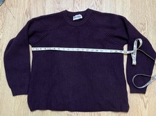 BRORA Aubergine Ribbed 100%