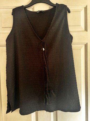 Yours clothing black waistcoat - black,