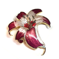 Vintage red hibiscus flower - vintage,