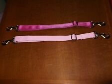 Leg Straps x 2 with Rug Clips both ends. Cushion Web. Various Colours. 