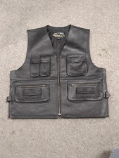 Vintage Leather Biker Vest