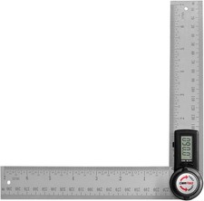 GemRed Digital Angle Finder, 200mm Digital Inclinometer Protractor, Stainless St