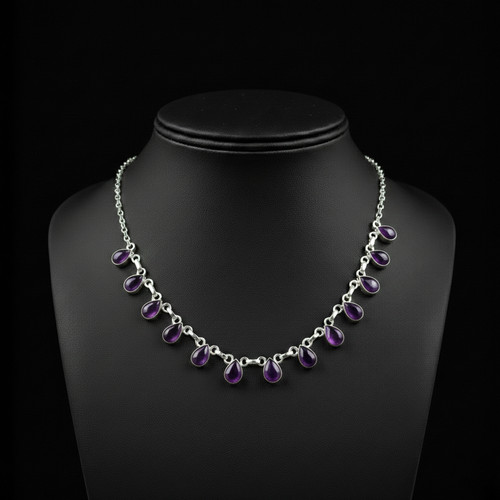 Amethyst gemstone 925 sterling - gemstone,