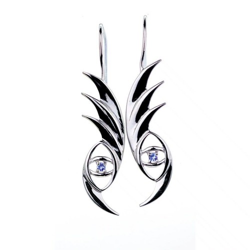 Tanzanite dangle earrings - dangle,