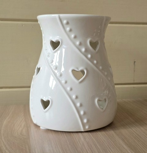 Yankee candle white hearts - candle,