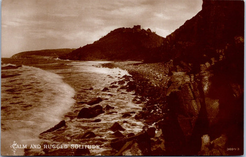 Coastal landscape postcard - coastal,