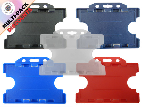 Double sided rigid card - id,