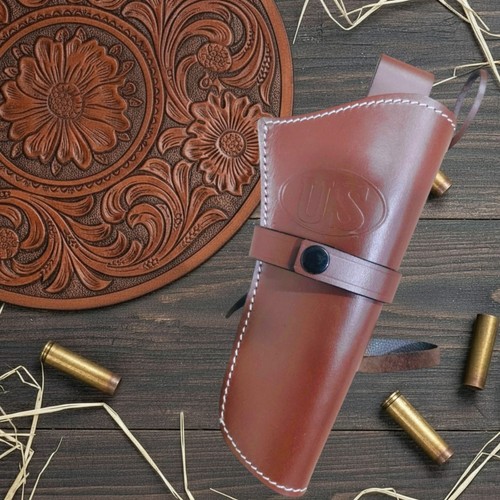 Leather western gun - western,