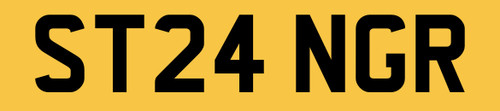 Stranger strange number plate - number,