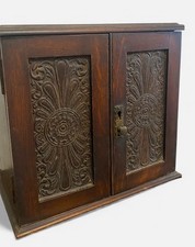 Antique Edwardian Oak Smokers