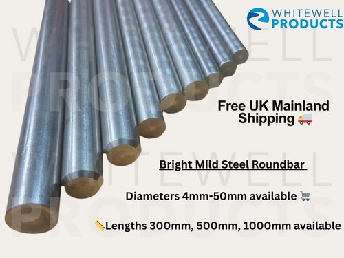 Bright mild steel round - mild, |