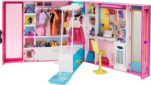 Barbie closet cupboard playset - cupboard,