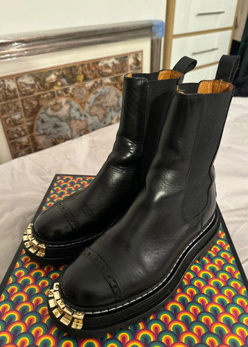 Sandro chelsea leather - , boots