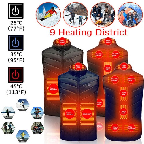 Usb men electric heated vest - men,