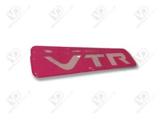 CITROEN COMPATIBLE SAXO VTR PINK UNIQUE DOOR BADGES PAIR DOMED RESIN GEL