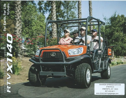 Brochure kubota rtv x1140 - kubota,