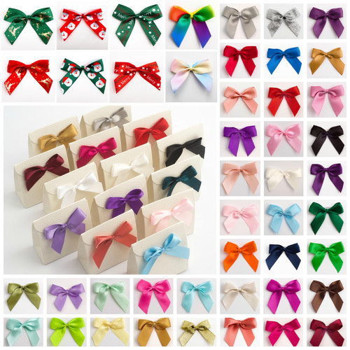 Satin bows 5cm wide - satin,