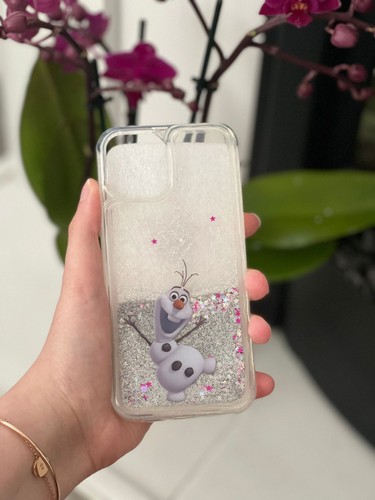Disney olaf silver glitter - disney,