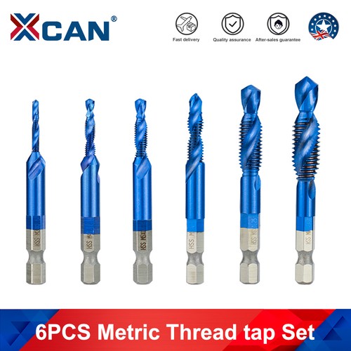 6pc drill tap - tap, combination