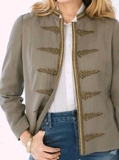 Chicos Gold Sequin Beaded