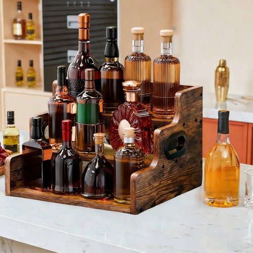 Counter top wine rack storage - top,