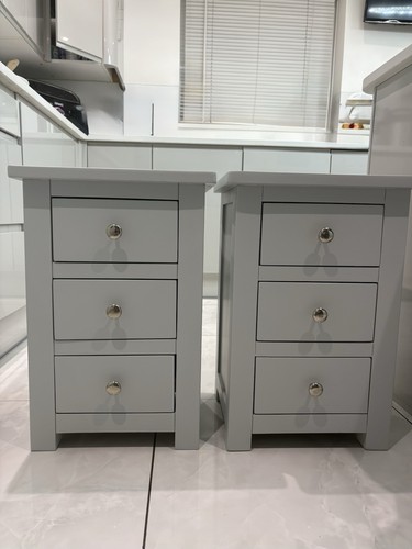 Dove grey solid wood drawer - dove,