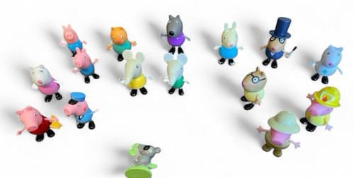 Lot peppa pig family - of,