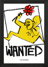 WANTED Framed Wall Art Poster