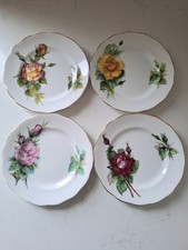 Royal Standard Harry Wheatcroft World Famous Roses Side Plates x4