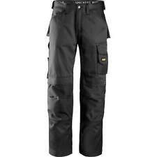 Snickers 3312 Mens DuraTwill Work Trousers Black 31" 35"