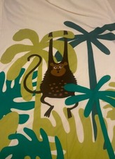 Unused Pair Ikea Djungelskog Kids Children Curtains 120x300cm Jungle Monkey vtg