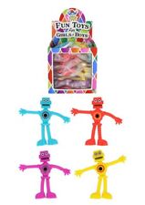 Mini Bendy Robot! 9cm! Party bag toy! filler! Set of 4! Fidget toy!