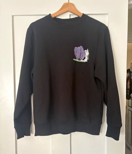 Stüssy black men crew - stüssy, men’s