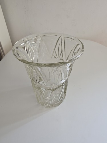 Vintage crystal vase classic - vintage,