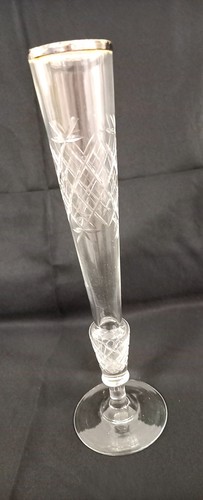 Sterling silver cut glass - &,